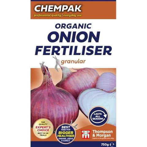 Chempak Onion Fertiliser Feed Shallot Garlic Essential Nutrients 750kg Pack by Thompson and Morgan Cover