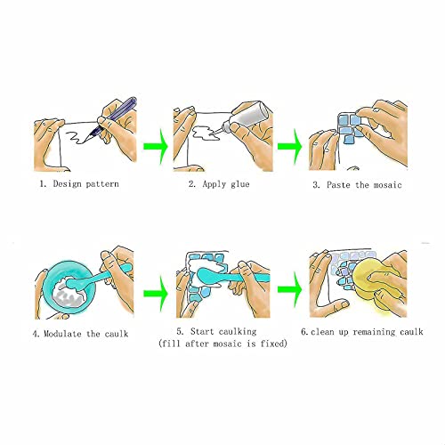 Orange Ceramic Mosaic Tiles Assorted Sizes And Shape Bulk Small Ceramic Tile Mosaic Pieces Crafts Supplies For Bathroom Outdoor Floor Coasters Flowerpots Vases(1-2Cm,200G) #TOP1