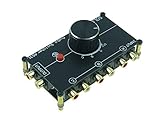 Selector de audio de conmutación de cable RCA 3 en 1 diseñado para clientes que tienen varias fuentes de audio y salidas