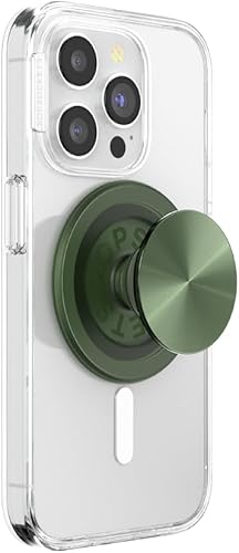 Miniatura 18 de PopSockets Agarre para teléfono con soporte magnético, parte superior intercambiable, sujeción segura para fundas MagSafe de iPhone, agarre para