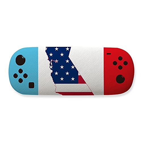 Étui à lunettes drapeau Californie idée cadeau originale pour passionnés de culture USA
