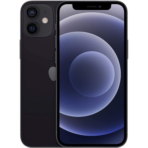 Apple iPhone 12 Mini, 64GB, Black – Unlocked (Renewed)
