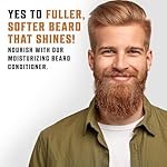 Viking Revolution Beard Wash & Beard Conditioner Set with Argan & Jojoba Oils - Softens and Strengthens - Natural Sandalwood Scent - Beard Shampoo with Beard Oil (17 oz) - Image 4