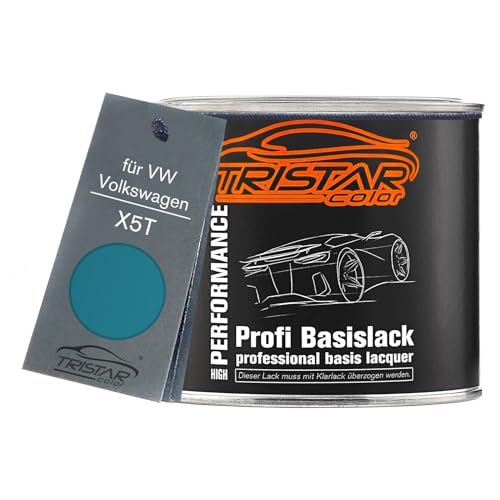 TRISTARcolor Pintura automotriz Bote listo para pulverizar para VW/Volkswagen X5T Bleu Pacifique Nacre/Blu Carta Da Zucchero Metallic Pintura base 0,5L