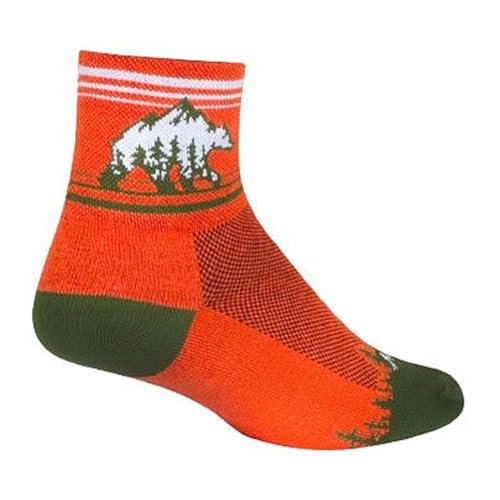 SockGuy Unisex Bear 3in Ankle Athletic Cycling/Running Socks
