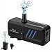 zision Fish Tank Water Pump with Filter(6W-500L/H), Super Quiet Aquarium Air Bubble Water Circulation System Oxygen Charging WaveMaker Filtering for Home/Office