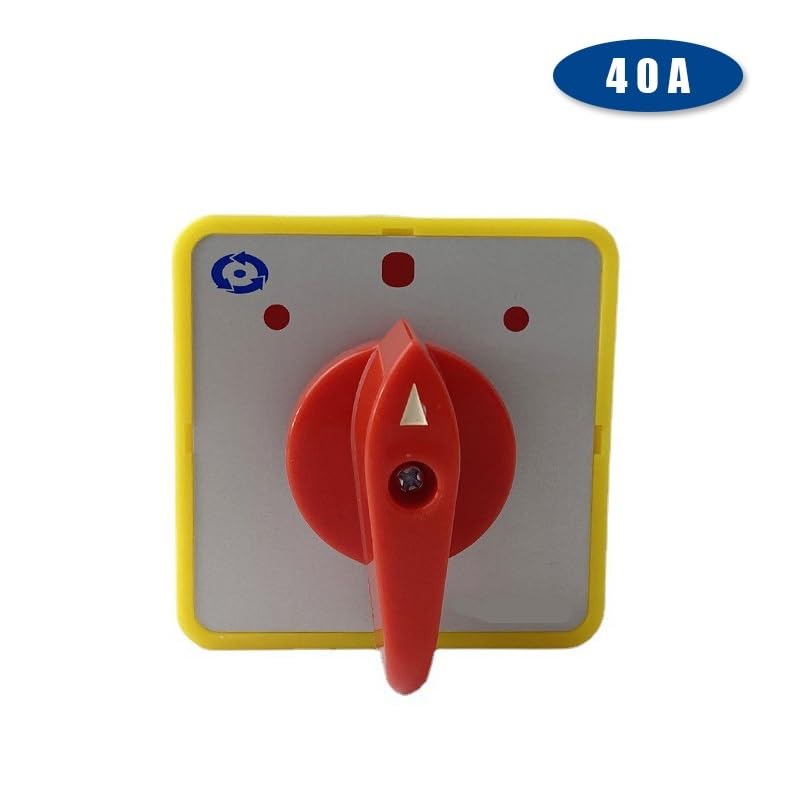 Wtukmo Factory Wholesale LW5D-40/4 Rotary Cam Changeover Switch 40A 16 Terminals 3 Positions 4 Poles Reversing Selector(ON-Off-ON)