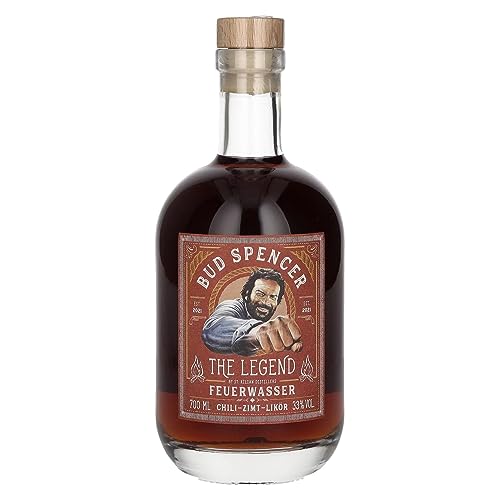 Bud Spencer The Legend FEUERWASSER Chili-Zimt-Likör 33% Vol. 0,7l