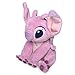 Disney Angel Plush - Mini Bean Bag, Lilo & Stitch, Kids Fluffy Plush Character with Flexible Ears and Embroidered Features, Suitable for Ages 0+
