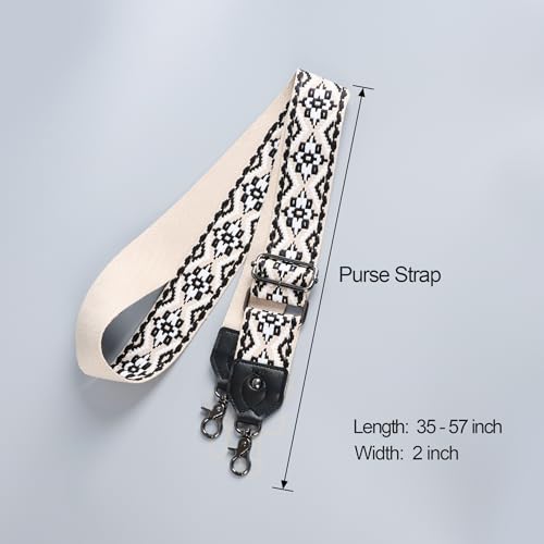 Image of chushui Silver Hardware Purse Strap,Replacement Crossbody Adjustable Shoulder Strap for Handbag Bag