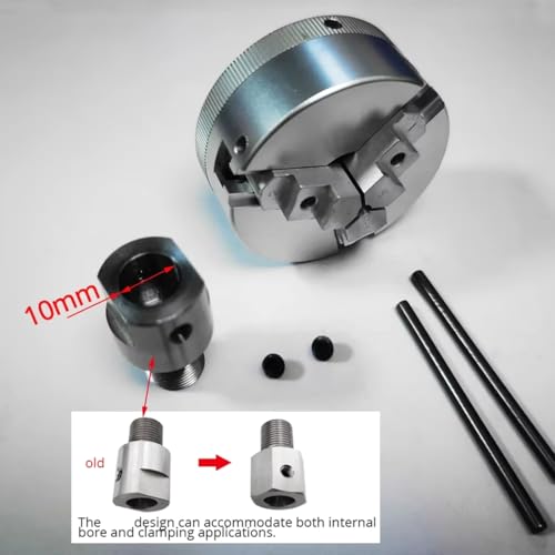 Mandril de Torno Autocentrante Centrado Perfecto para Tu Taladro 5