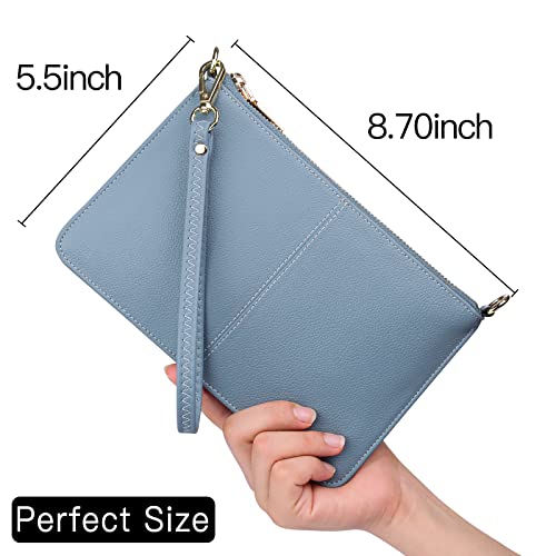 Sendefn Women's Wallet Large Capacity Rfid Blocking Leather Wallets Credit Cards Organizer With Checkbook Holder #TOP3