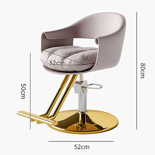 Salon Chair - Heavy Duty Hydraulic Pump, 360° Swivel, Adjustable Spa Beauty Equipment for Hairdresser and Barber Use