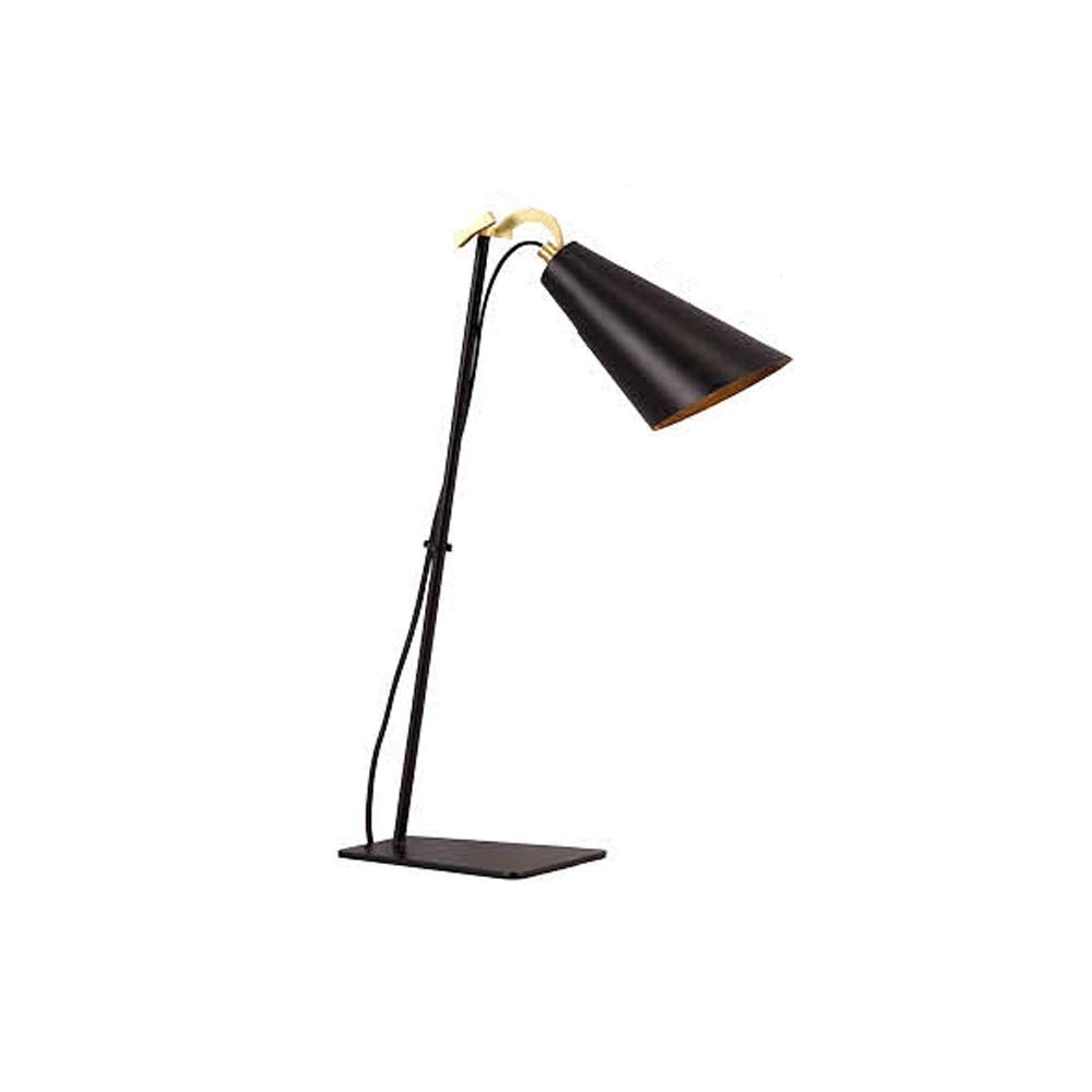 LEIMING Nordic iron table lamp desk bedside living room study eye protection