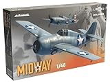 Eduard Sprue Brothers 1:48 'Midway' F4F-3 and F4F-4 Wildcat [Limited Edition Dual Combo], EDU11166