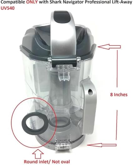 Dust Cup Assy Compatible with Shark Navigator Lift-Away UV540 Upright Vacuum Cleaner 549FFJ541 Blue