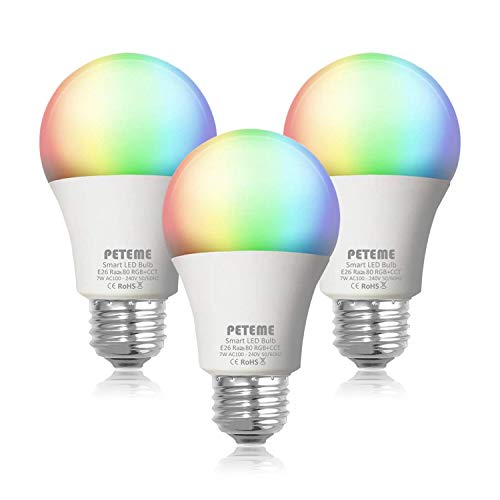 Smart LED Light Bulb 2.4G(Not 5G) E26 WiFi Multicolor Light Bulb Work