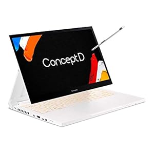 Acer ConceptD 3 Ezel CC314-72G-72SX Convertible Creator Laptop, Intel i7-10750H, GeForce GTX 1650 Max-Q, 14″ FHD, Gorilla Glass, Pantone Validated, 100% sRGB, 16GB, 512GB NVMe SSD, Wacom AES 1.0 Pen