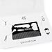 QSHAVE Multifunctional Utility Credit Card Size Comb Fits in Your Wallet (Comb, Bottle Opener, Wrench, Screw Driver, Knife Blade breakaway)