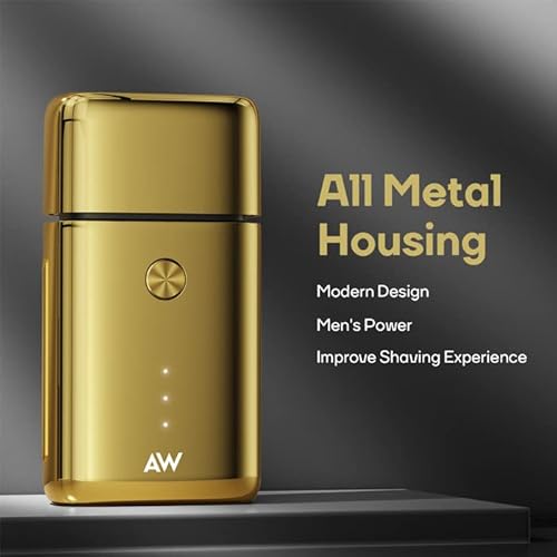 Aw Foil Shavers For Men, All-Metal Housing Foil Shaver, Electric Razor For Men, Powerful Electric Shavers For Men, Maquina De Afeitar Para Hombre, Shaving Machines For Men, Barber Shaver Foil Razor. #TOP6