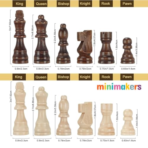 Image of Elite Chess Board Set Magnetic Wooden Chess Board Set |16 inch| Handcrafted Foldable Chess with Storage & Magnetic Pieces, Birthday Gift, Travel Friendly Game for Teens & Adults