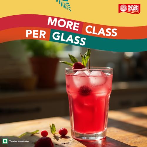 Image of Wagh Bakri Iced Tea | Instant Ice Tea Powder | Assam Tea Blend | Classy Summer Drink | Refreshing Summer Drink | No Preservatives | Enriched with Vitamin C | Easy to Make | Cranberry Flavour | 250 g