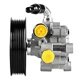 WMPHE Power Steering Pump with Pulley Compatible with Toyota Camry L4 2.4L - 2002 2003 2004 2005 2006 2007 2008 2009, Toyota Solara L4 2.4L - 2002 to 2008, Replacement for 21-5245, 44310-06070