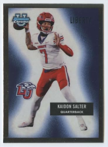 2024 Bowman University Chrome 1955 Football #55B-15 Kaidon Salter Liberty Flames RC Rookie NCAA Football Trading Card