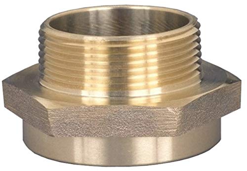 FM45F40T, Female to Male Hex Nipple (Fire Hose Fitting)