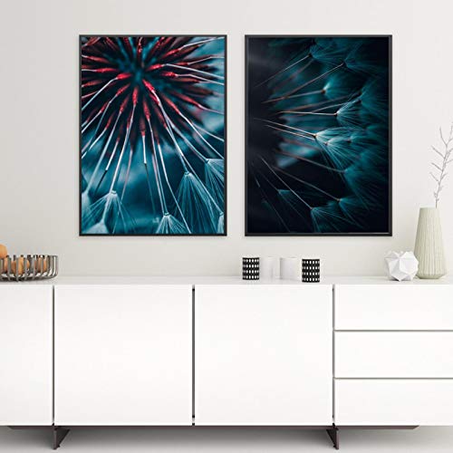 Affiche pissenlit scandinave pour créer un salon zen et lumineux au quotidien
