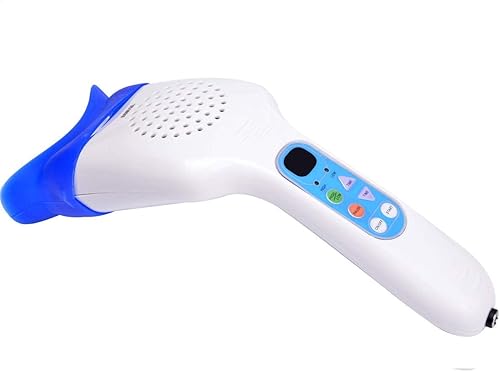 Lámpara de blanqueamiento de dientes LED de mano con acelerador de luz azul de 6000 mwc