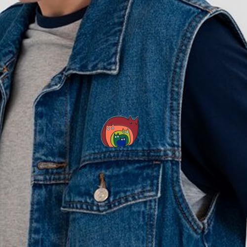Vibrant Rainbow Pride Enamel Pin – Stylish LGBTQ Badge, Colorful Flag Accessory, Perfect Gift for Pride Month Supporters - Image 5