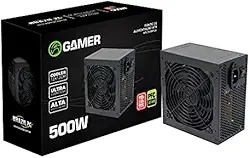 Fonte Atx Gamer Brazil Pc 500W Real Bpc-500PFCA 24 Pinos