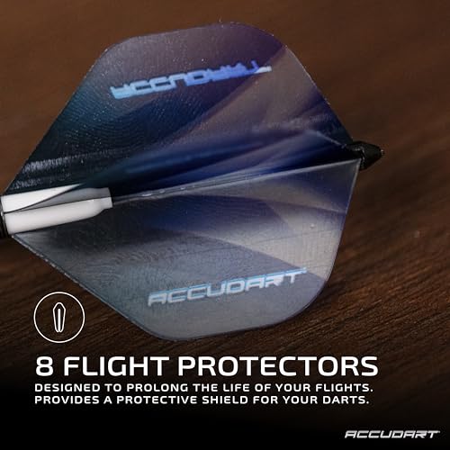 Accudart Dart Tune‑Up Kit – Flights, Shafts, Flight Protectors, Spring Clips, O‑Rings & Dart Tool – Complete Dart Accessory Set for Steel or Soft Tip Darts - Thumbnail 3