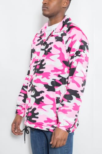 Image of WEIV GEAR Men's Full Zip Hooded Lightweight Windbreaker Anorak Jacket