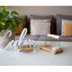 Handcrafted Palo Santo Holder & Sage Burner KIT: Includes Palo Santo Stick, Large Tea Candle, Daily Affirmations eBook. Designed to Keep Smudge Sticks Burning Longer. Ideal Spiritual Meditation Gift Handcrafted Palo Santo Holder Sage Burner KIT Includes Palo Santo Stick Large Tea Candle Daily Affirmations eBook Designed to Keep Smudge Sticks Burning Longer Ideal Spiritual Meditation Gift
