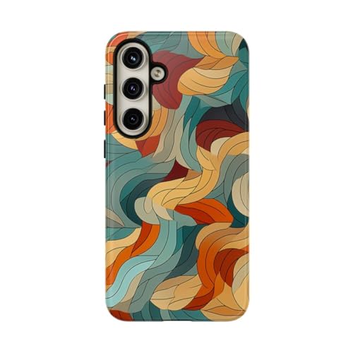 Coque rigide Samsung S24 Plus protection anti-choc motif feuille
