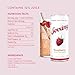 Sovány Sparkling Water, Raspberry, Seltzer Water Drinks, USDA Organic, Made With Real Fruit, Non-GMO, Vegan, No Added Sugar, Low Calorie, 12 fl oz, 12 Pack