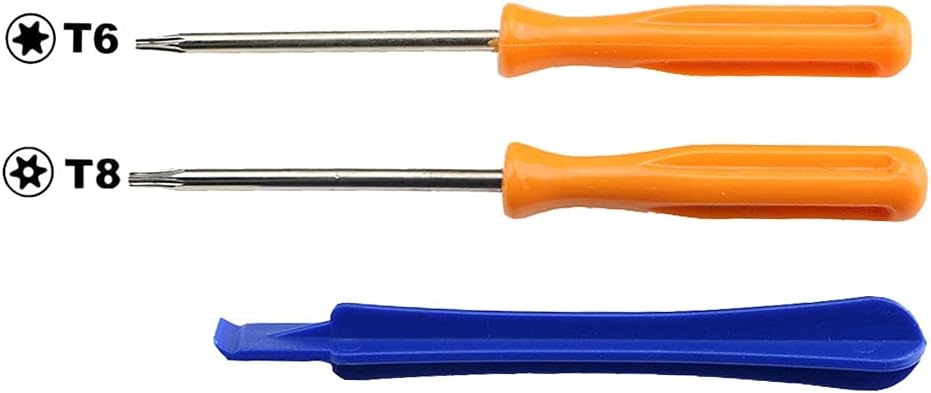 Controller Hard Case Gamepad Protective Shell Cover Full Set with Buttons Analog Stick for Xbox 360 (Red)