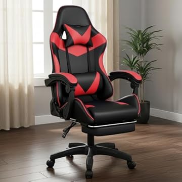Cadeira Escritório Gamer Reclinável Ergonômica Profissional (Vermelho)
