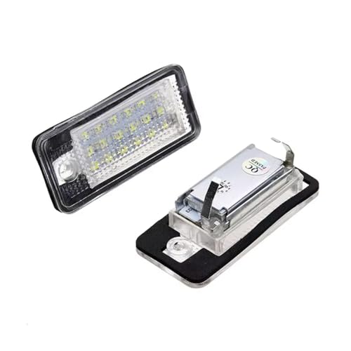 Kit de luces de matrícula para coche Audi A4 B6 B7 A6 C6 reemplazo sin error de luz