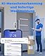 UCOCARE WLAN Video Türklingel mit Kamera, 2K 4MP Video, Nachtsicht, IP67, SD & Cloud Speicher, Video-Türsprechanlage für Deine Haustür, Kompatibel mit Alexa (Türklingel mit Akku Gong)