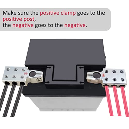 image for Young Dance 6x1/0 Gauge AWG Lead-Acid Battery Terminals Clamp - 6-Way 