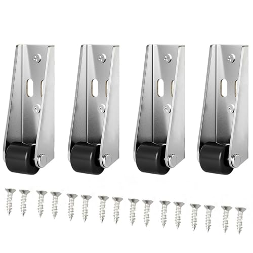 4pcs Caster Wheels for Heavy Furniture, 2.68 inches Long Rig...
