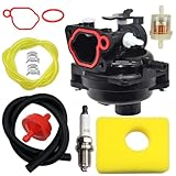 LIZAPUS Carburetor Air Filter Compatible with Poulan Pro Lawn Mower PR500N21SH 96112012401 Replacement Carb