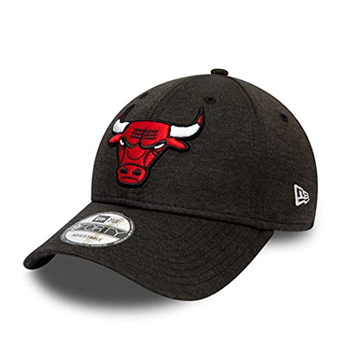 New Era Chicago Bulls Shadow Tech Black 9Forty Adjustable Cap - One-Size