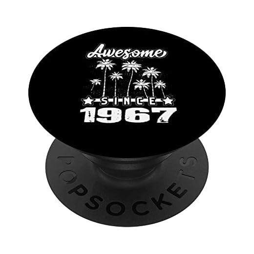 Impresionante Desde 1967 Cumpleaños 1967 Vintage 1967 Año PopSockets PopGrip Intercambiable