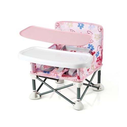 PandaEar Portable Baby Seat Travel| Compact Fold with Straps for