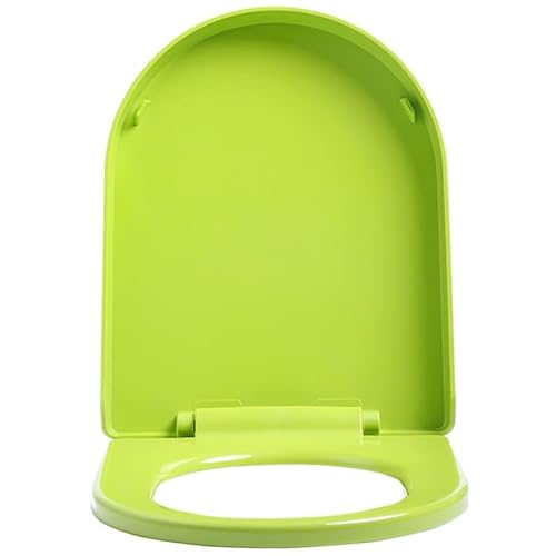 Sedile WC allungato colorato 46 x 35,8 cm, chiusura ammortizzata,