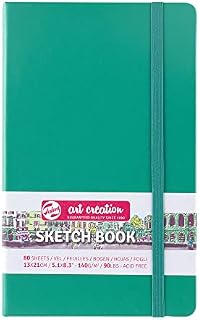 Talens Art Creation Sketchbook 80 Sheets, 13 cm x 21 cm, Forest Green